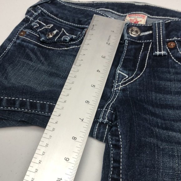 MADE IN USA 🇺🇸 VINTAGE TRUE RELIGION JULIE SKINNY JEANS 25x30 🇺🇸 - Picture 9 of 11